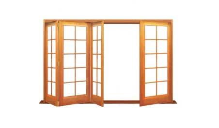 10 light: four door bifold - 3 one way + 1 flapper