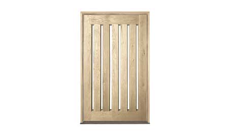 bali oak pivot: door in frame