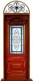 chateau leadlight: double door