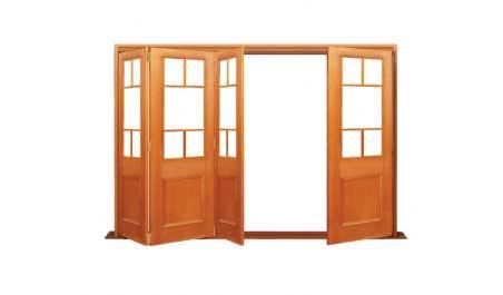 hopscotch: four door bifold - 3 one way + 1 flapper