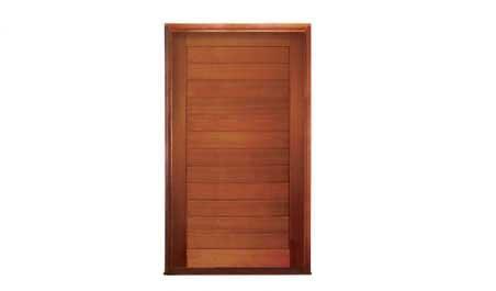 horizontal plank pivot: door in frame