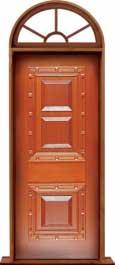 mediterranean: double door + sidelight on left