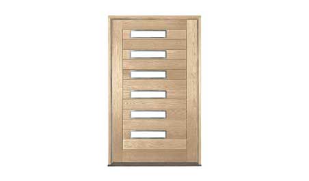 seaport oak: door in frame